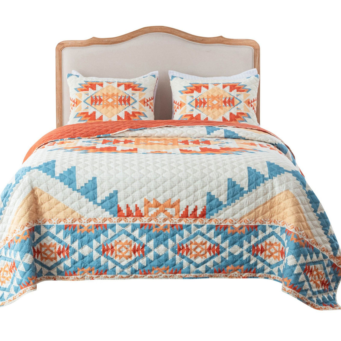 Greenland Home Horizon Cotton Blend Quilt and Pillow Sham Set - Image 4 of 4