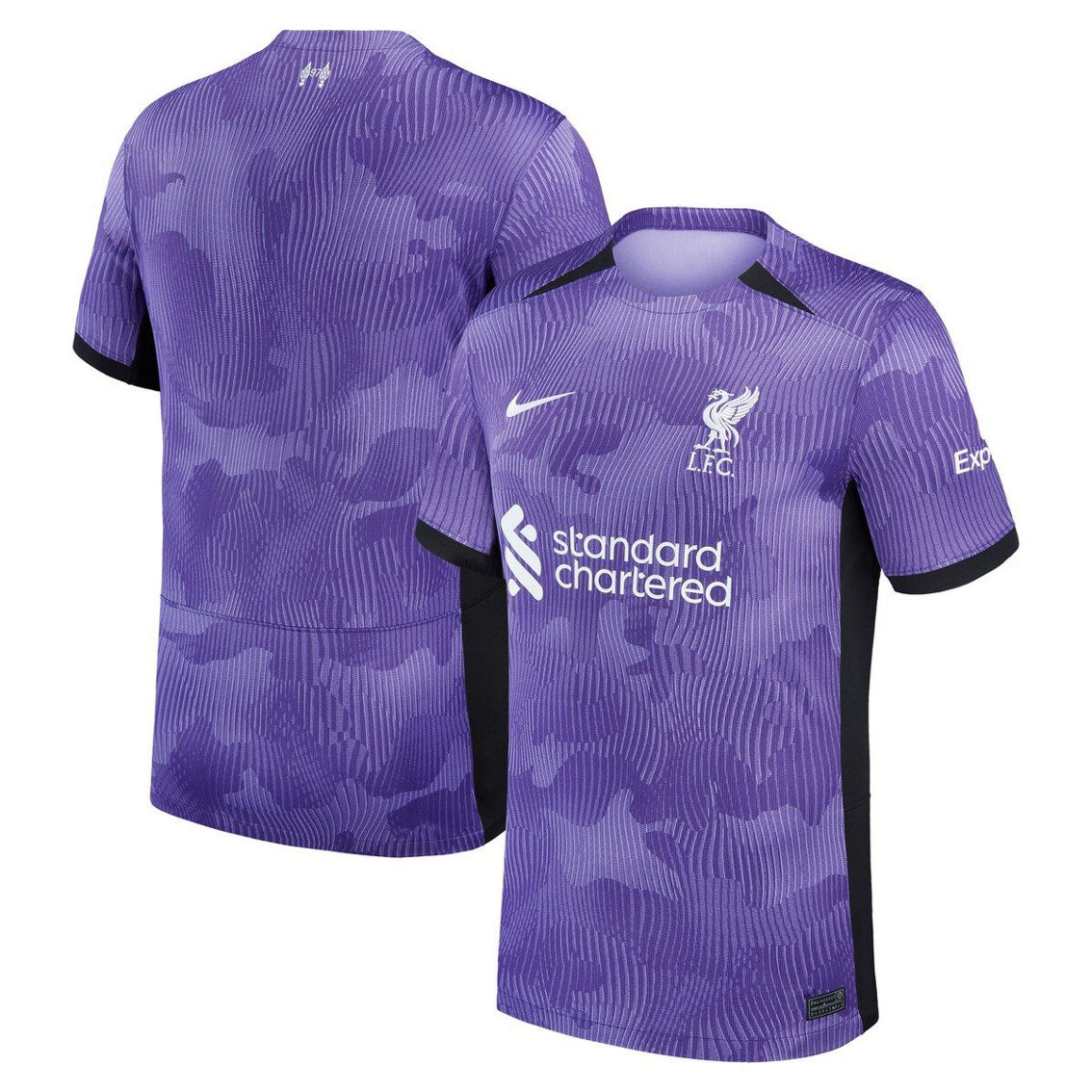 Nike Men's Purple Liverpool 2023/24 Third Stadium Replica Jersey - Image 2 of 4