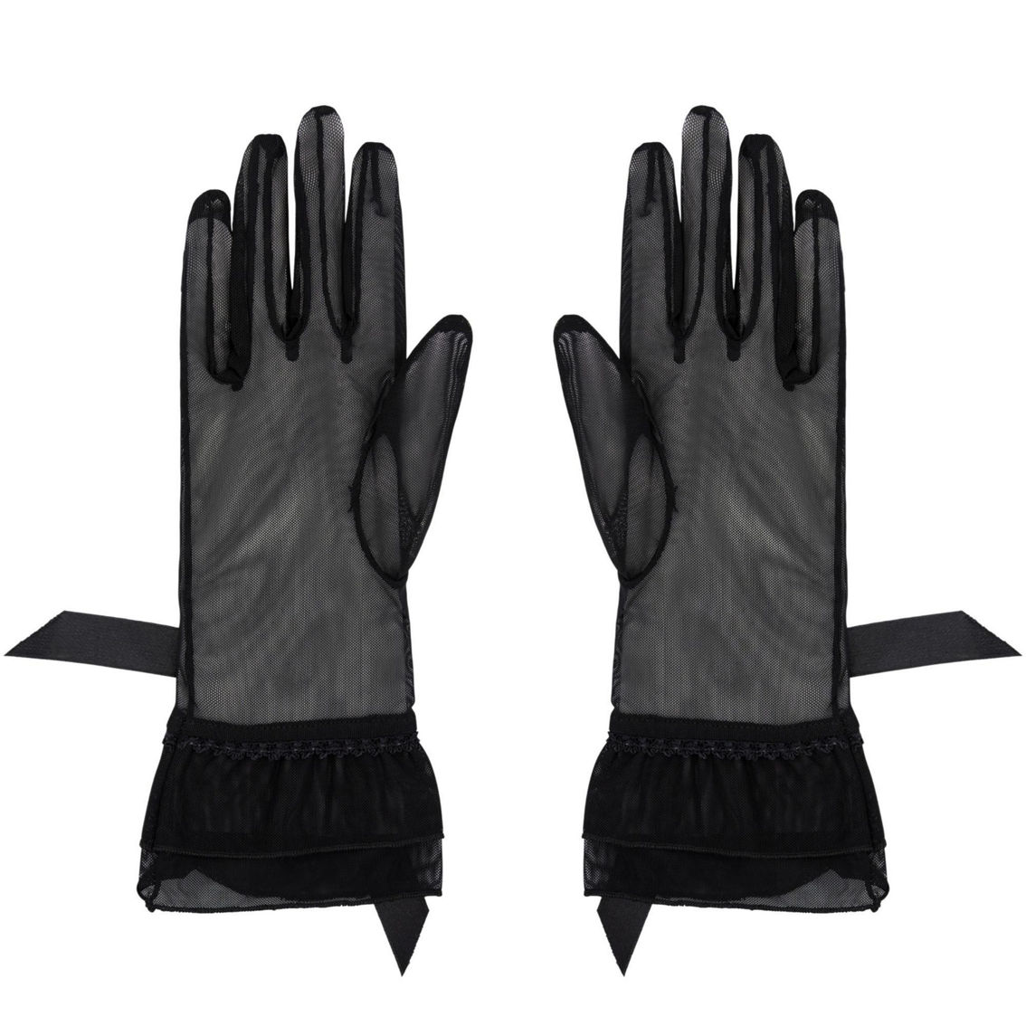 LECHERY Mesh Gloves With Bow - Image 2 of 3