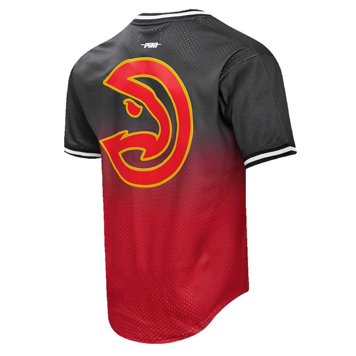 Pro Standard Men's Trae Young Black/Red Atlanta Hawks Ombre Name & Number T-Shirt - Image 4 of 4