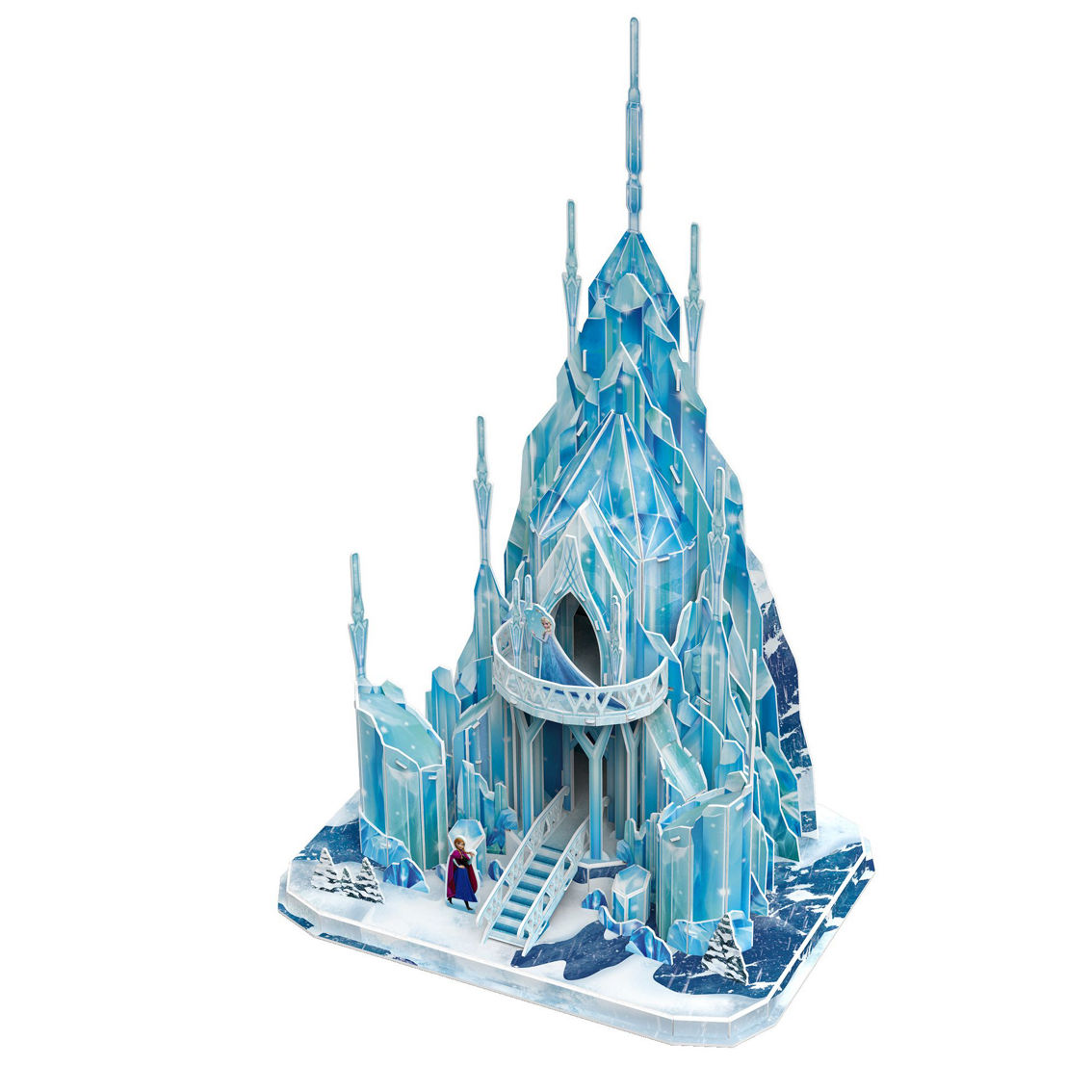 4D Cityscape Disney Frozen - Elsa's Ice Palace 3D Puzzle: 73 Pcs - Image 4 of 5