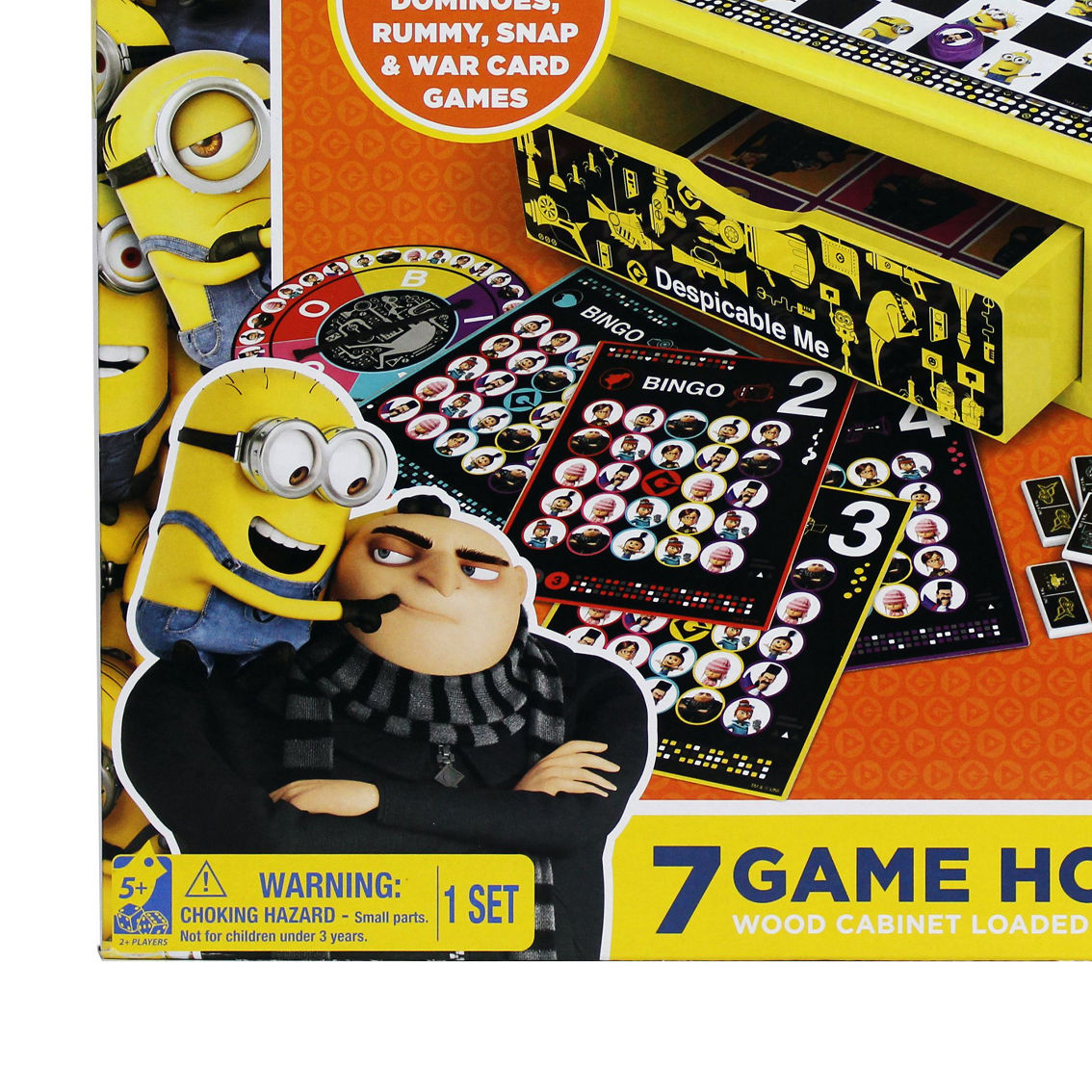 Cardinal Despicable Me 3 7-in-1 Game House Wood Cabinet - Image 2 of 2