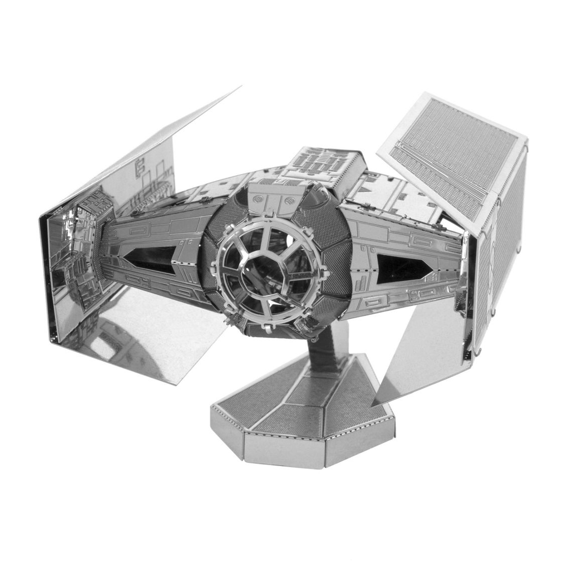 Fascinations Metal Earth 3D Metal Model Kit - Star Wars: Darth Vader's TIE Fighter - Image 2 of 2