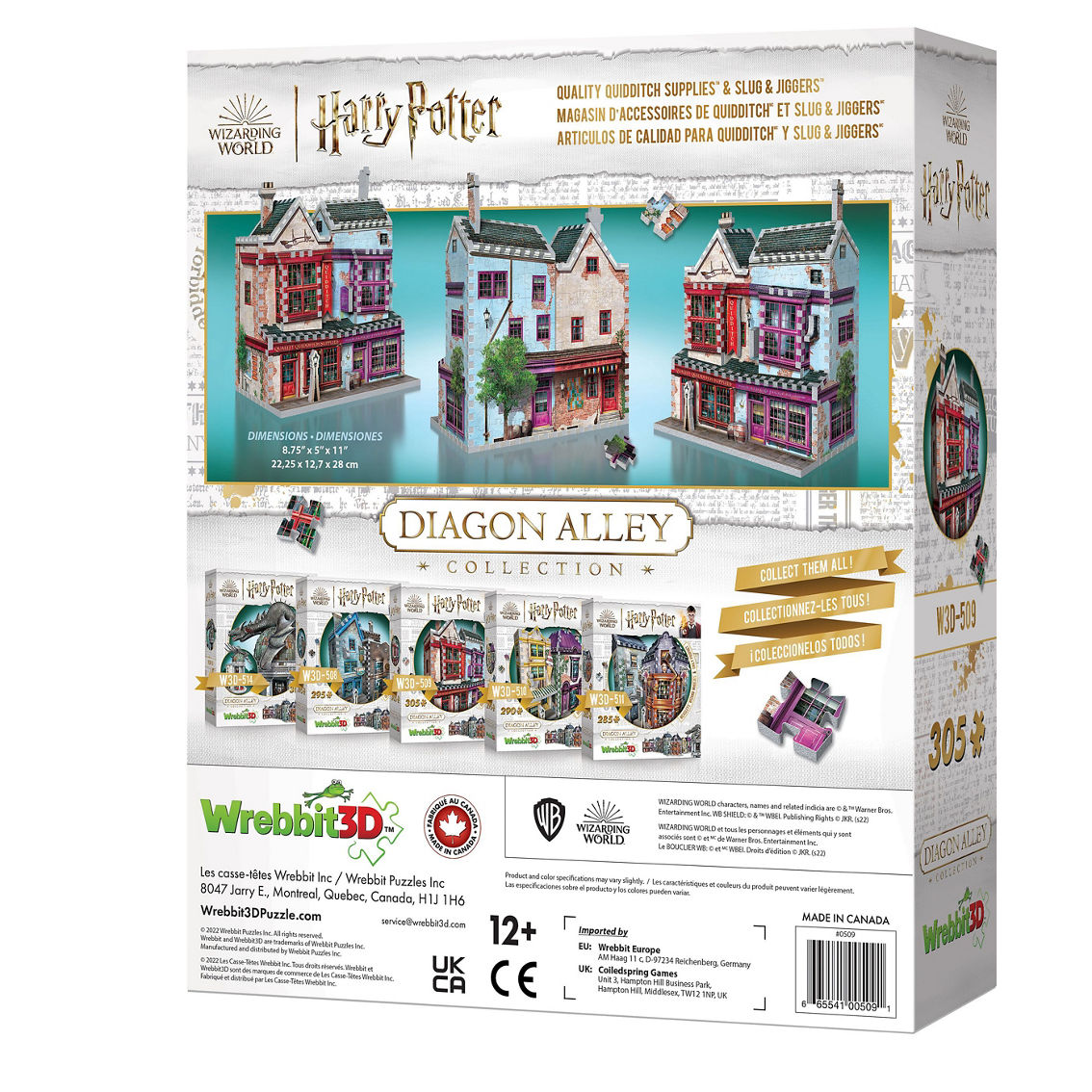 Wrebbit Harry Potter Diagon Alley Quality Quidditch Supplies & Slug & Jiggers - Image 3 of 5