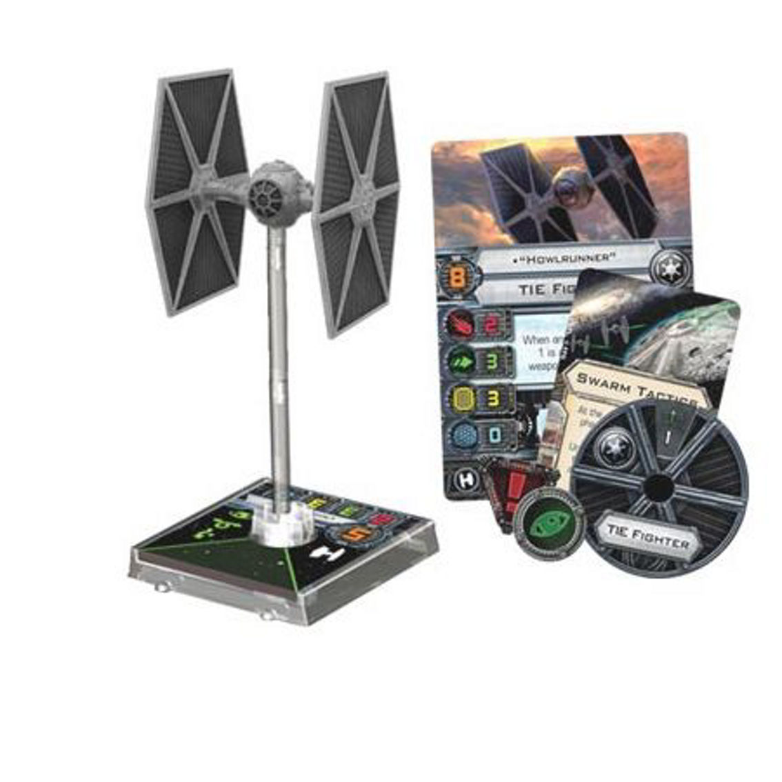 Fantasy Flight Games Star Wars X-Wing Miniatures Game - TIE Fighter Expansion Pack - Image 3 of 3
