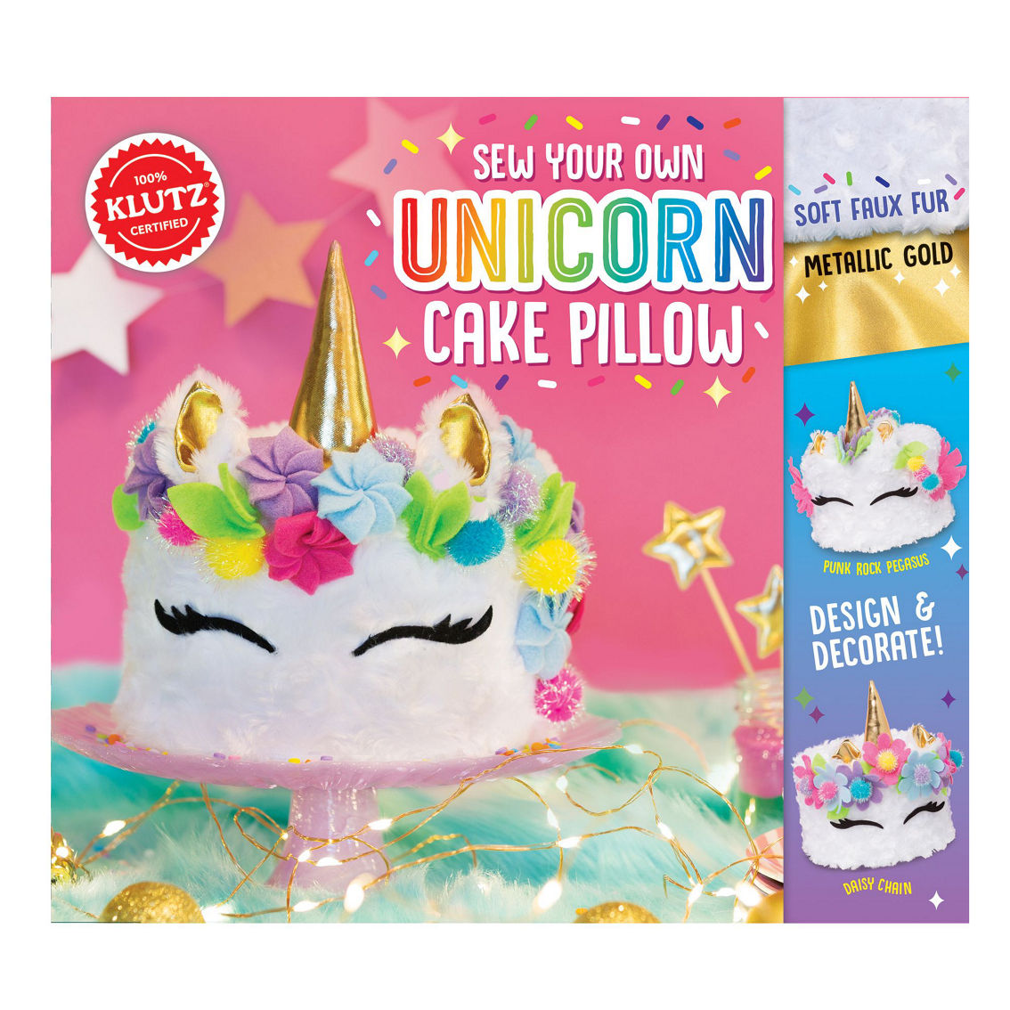 Klutz Sew Your Own Unicorn Cake Pillow - Image 3 of 5
