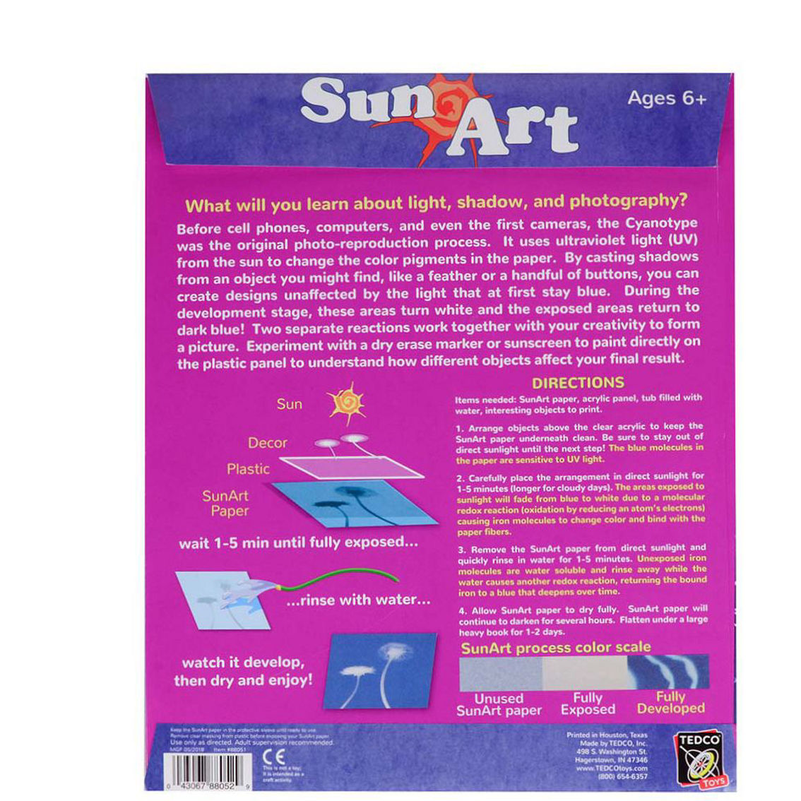 Tedco Toys SunArt Paper Kit 8x10 - Image 2 of 2
