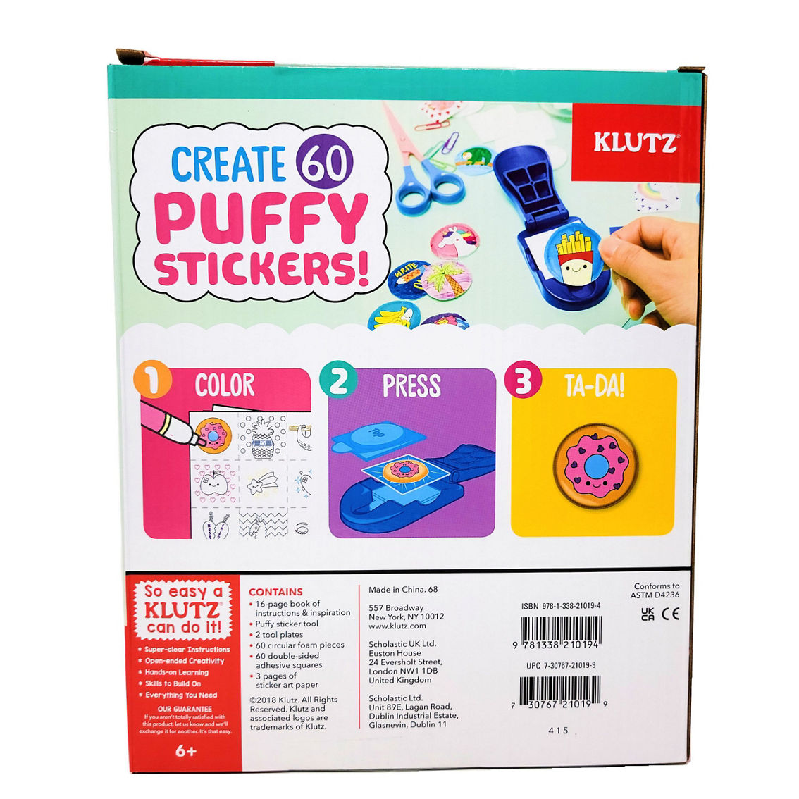 Klutz Make Your Own Puffy Stickers - Image 4 of 5