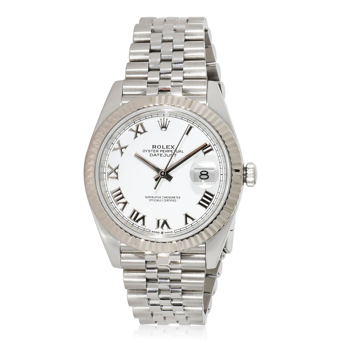 Rolex Datejust 41 126334 Men's Watch in 18kt Stainless Steel/White Gold Pre-Owned - Image 3 of 3