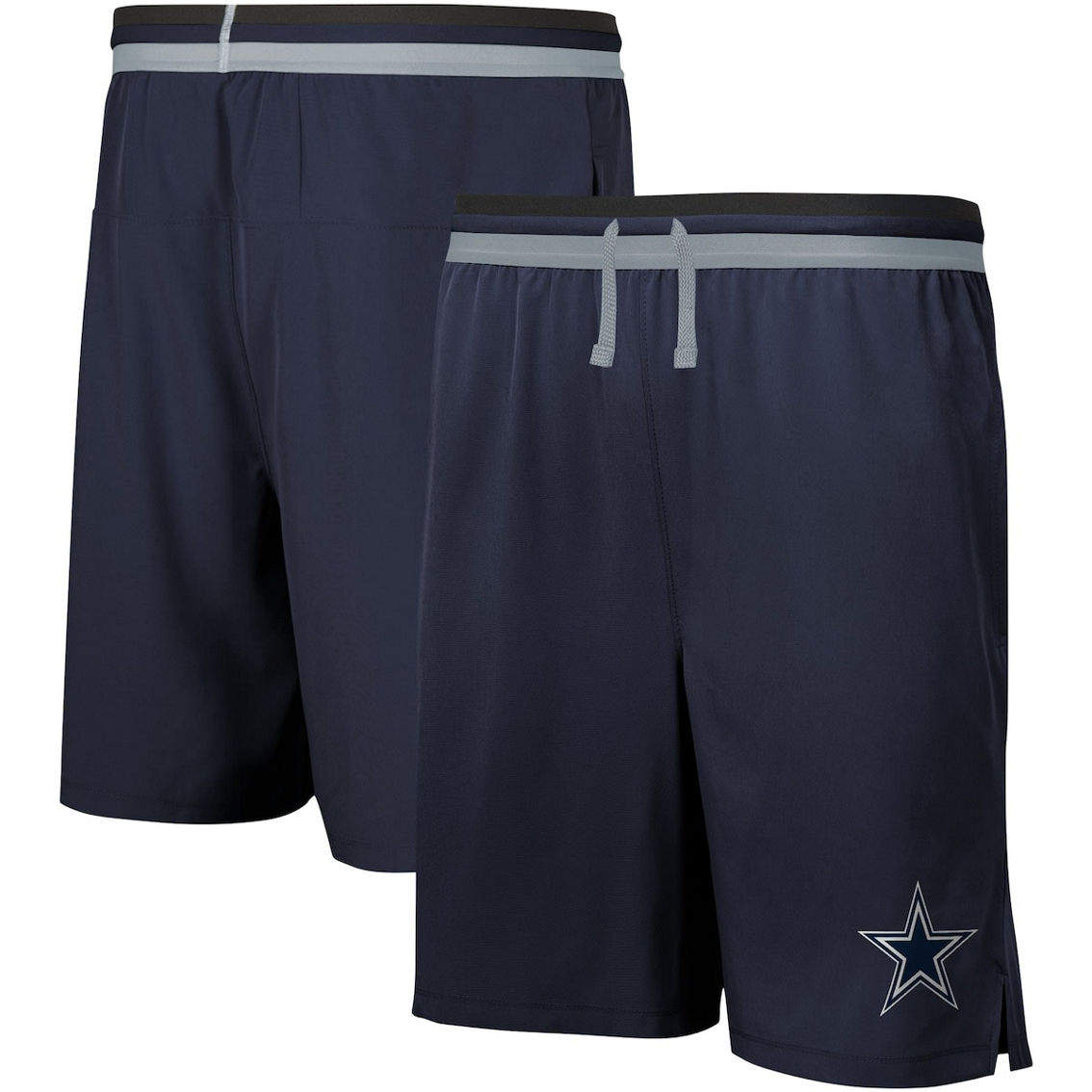 Outerstuff Men's Navy Dallas Cowboys Cool Down Shorts - Image 2 of 4