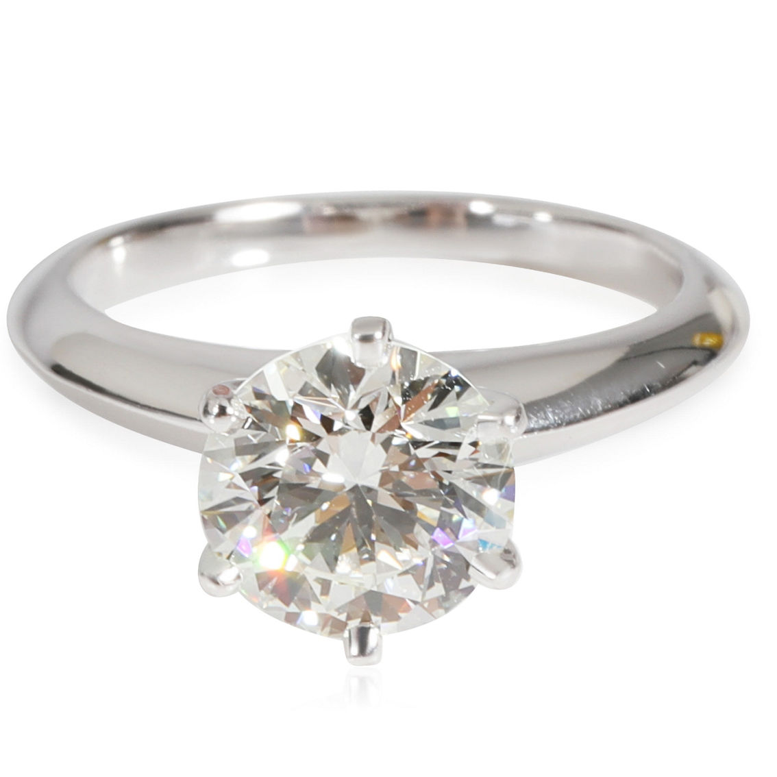Tiffany & Co. Diamond Solitaire Engagement Ring in Platinum H VS1 1.53 CT Pre-Owned - Image 1 of 3