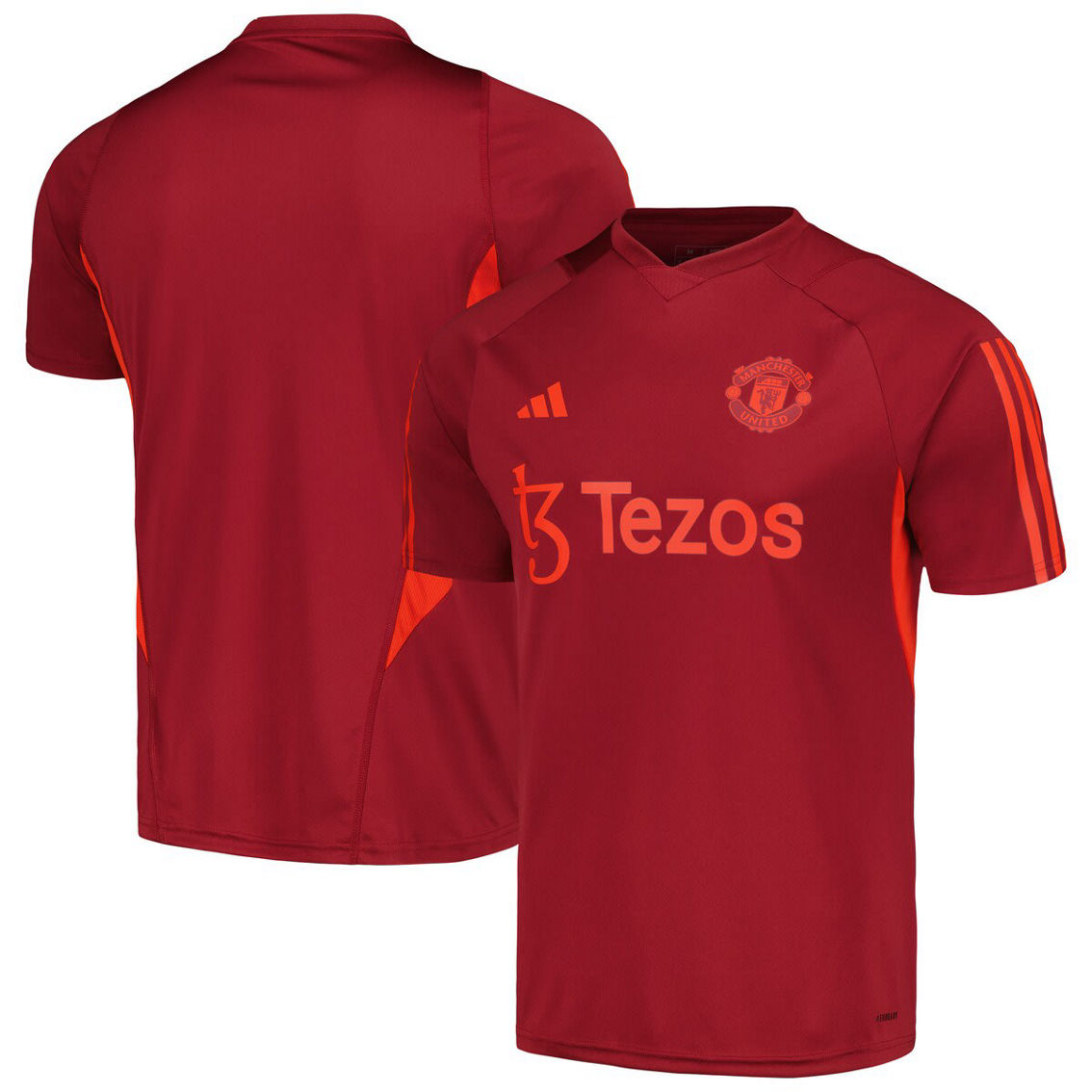 adidas Men's Burgundy Manchester United 2023/24 Training Jersey - Image 2 of 4