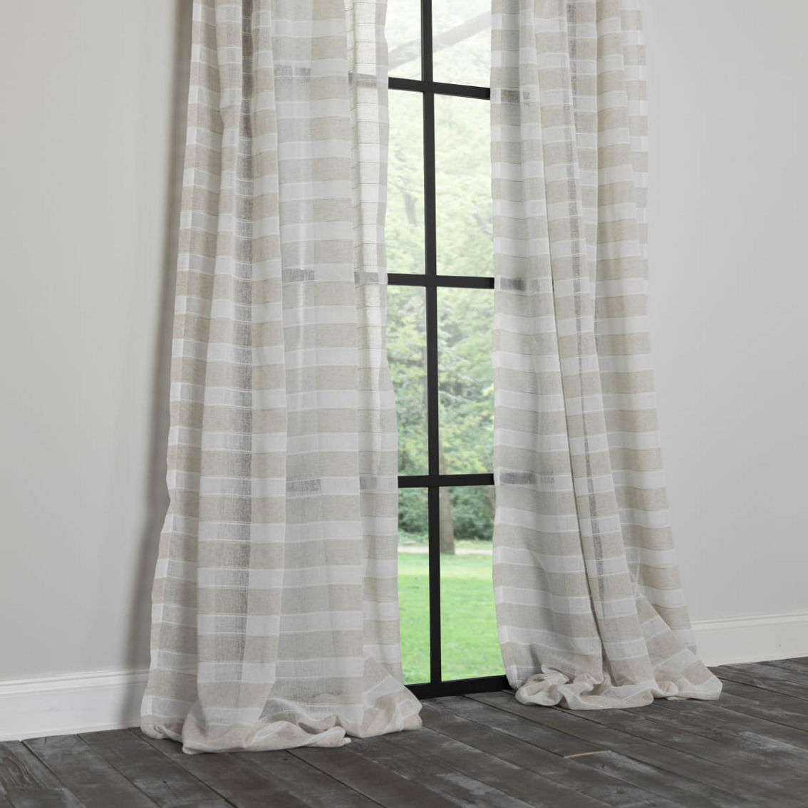 Manor Luxe, Danielle Sheer Rod Pocket Curtain Single Panel, 54 by 120-Inch - Image 2 of 2