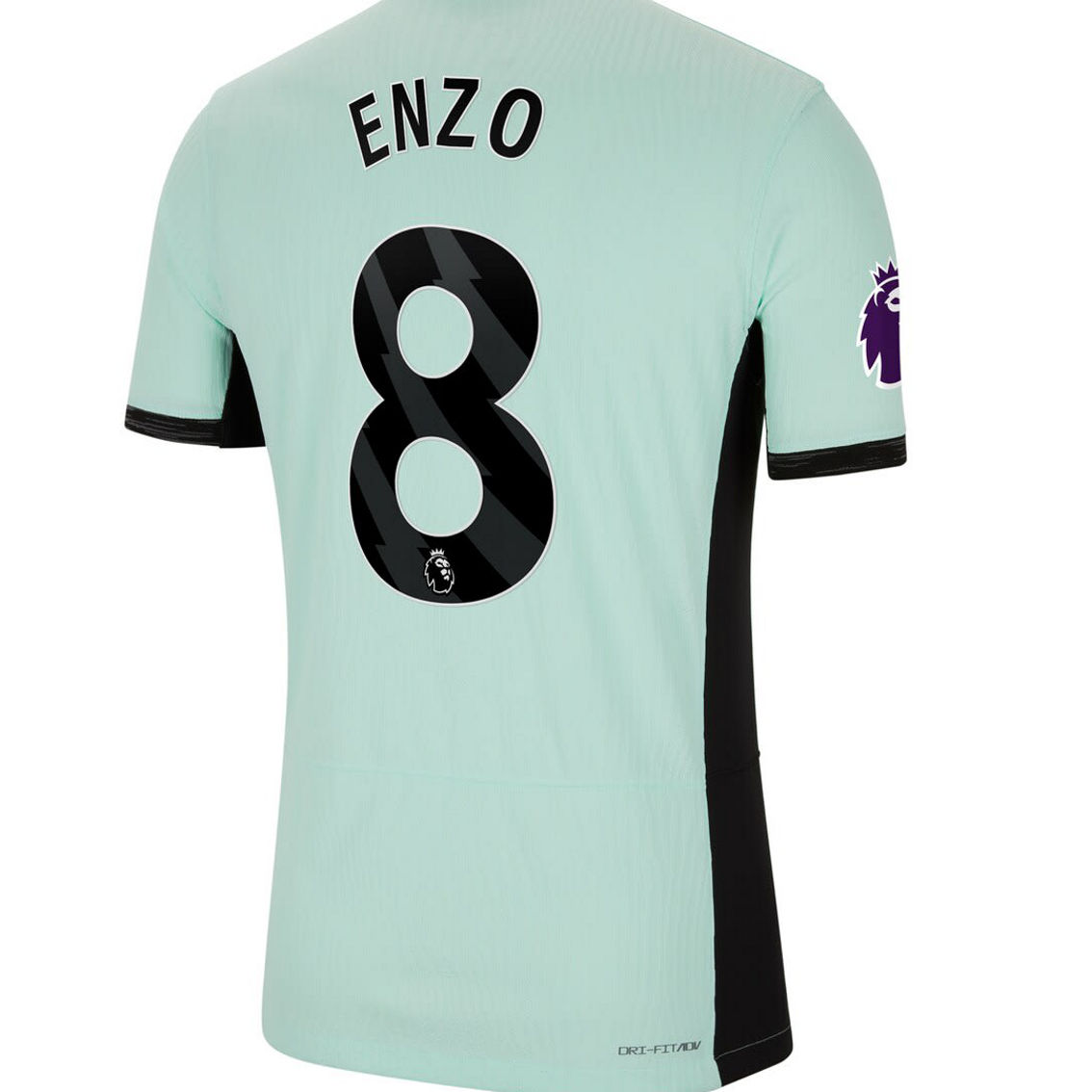 Nike Men's Enzo Fernández Mint Chelsea 2023/24 Third Match Authentic Player Jersey - Image 4 of 4
