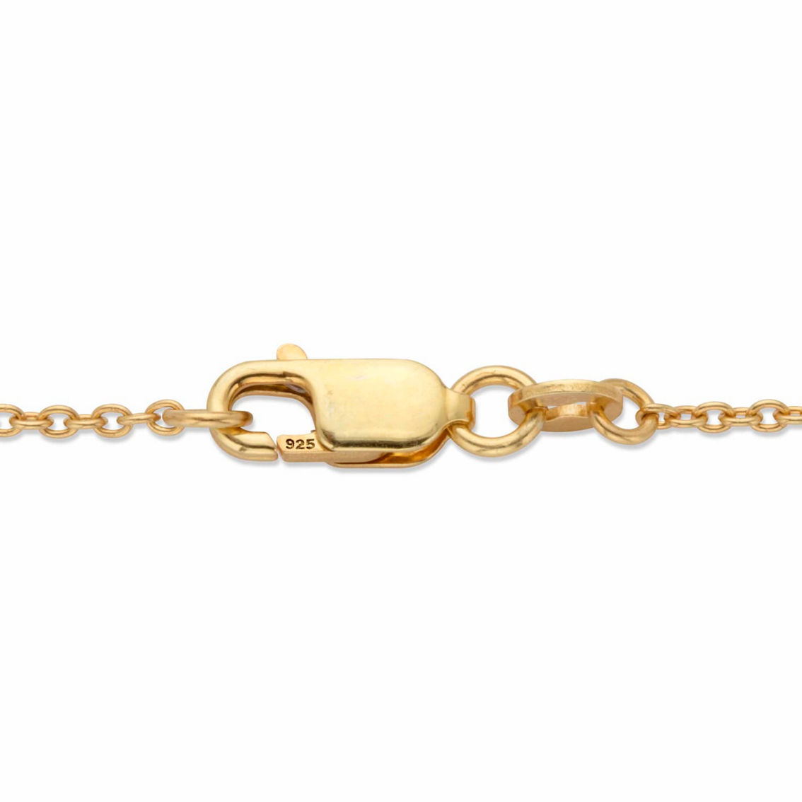 PalmBeach Triple-Heart 18k Gold-plated Sterling Silver Ankle Bracelet 10