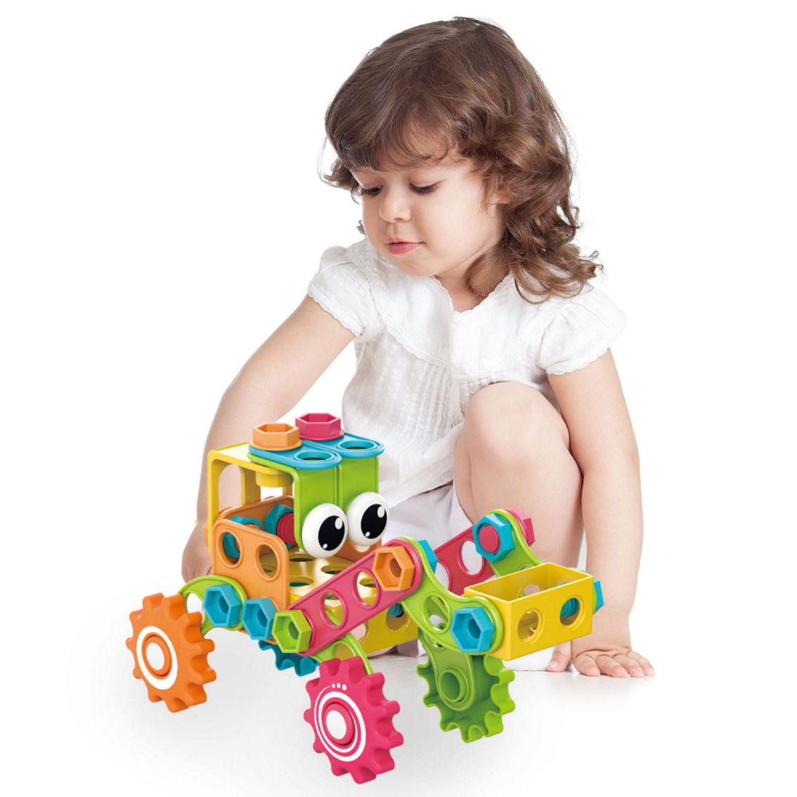 PicassoTiles® Engineering Construction Building Set, 250 Pieces - Image 2 of 5
