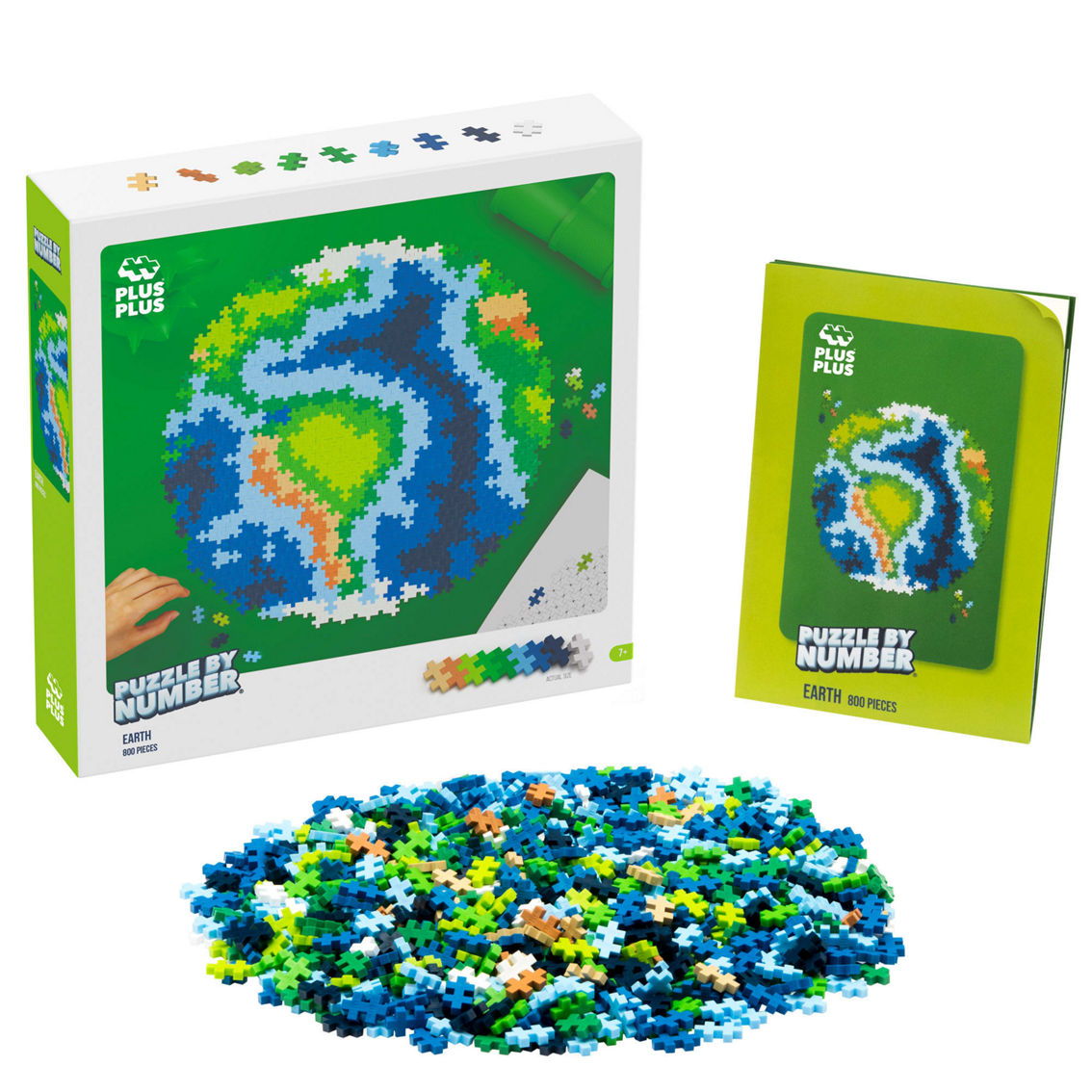 Plus-Plus® Puzzle By Number® - 800 Piece Earth - Image 2 of 5