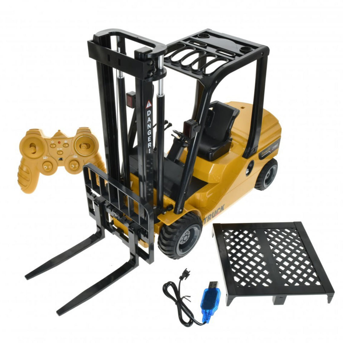 CIS-2305 1:14 scale fork lift with lights sound 2.4 GHz rechargeable batteries - Image 2 of 5