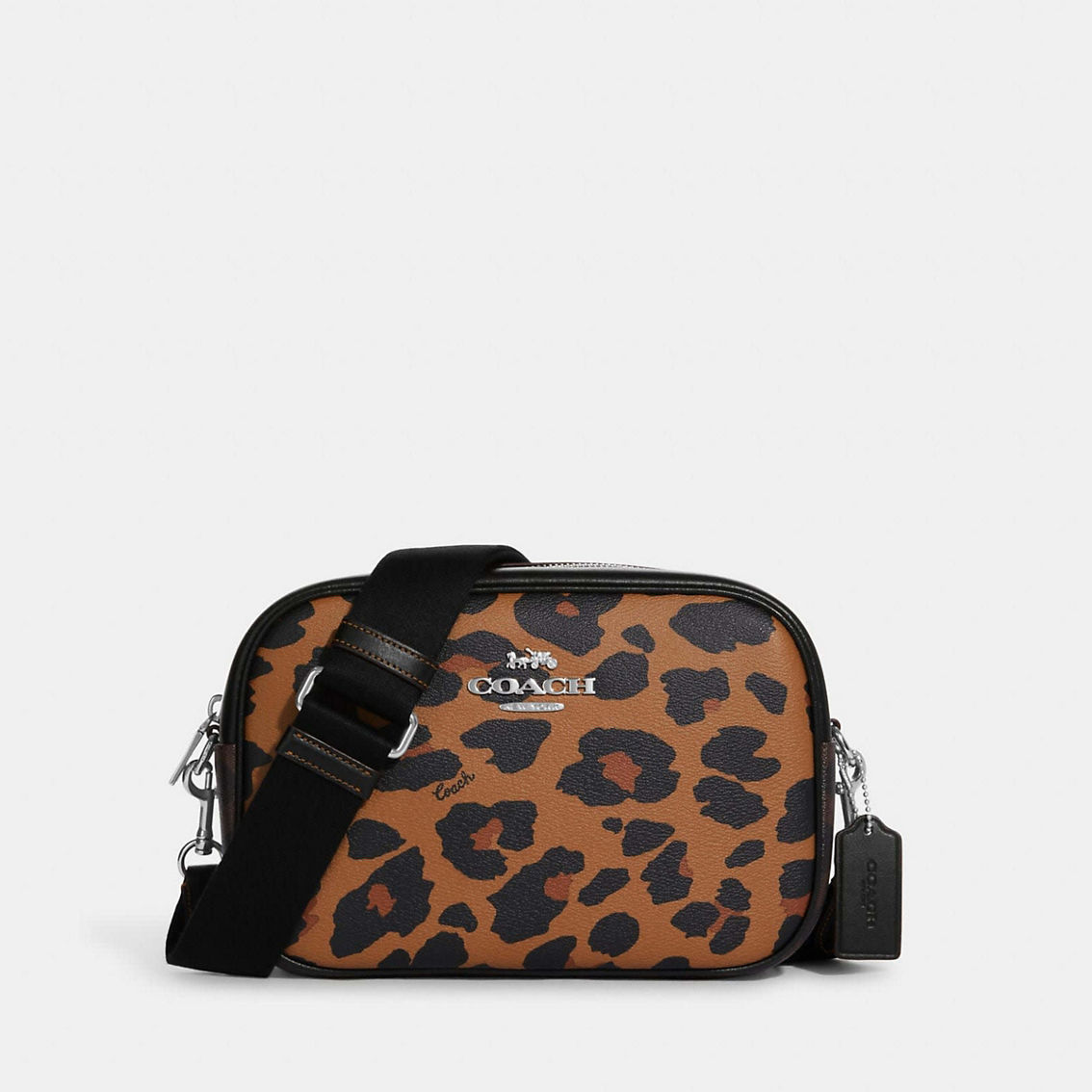 Coach Outlet Jamie Camera Bag In Signature Canvas With Leopard Print ...