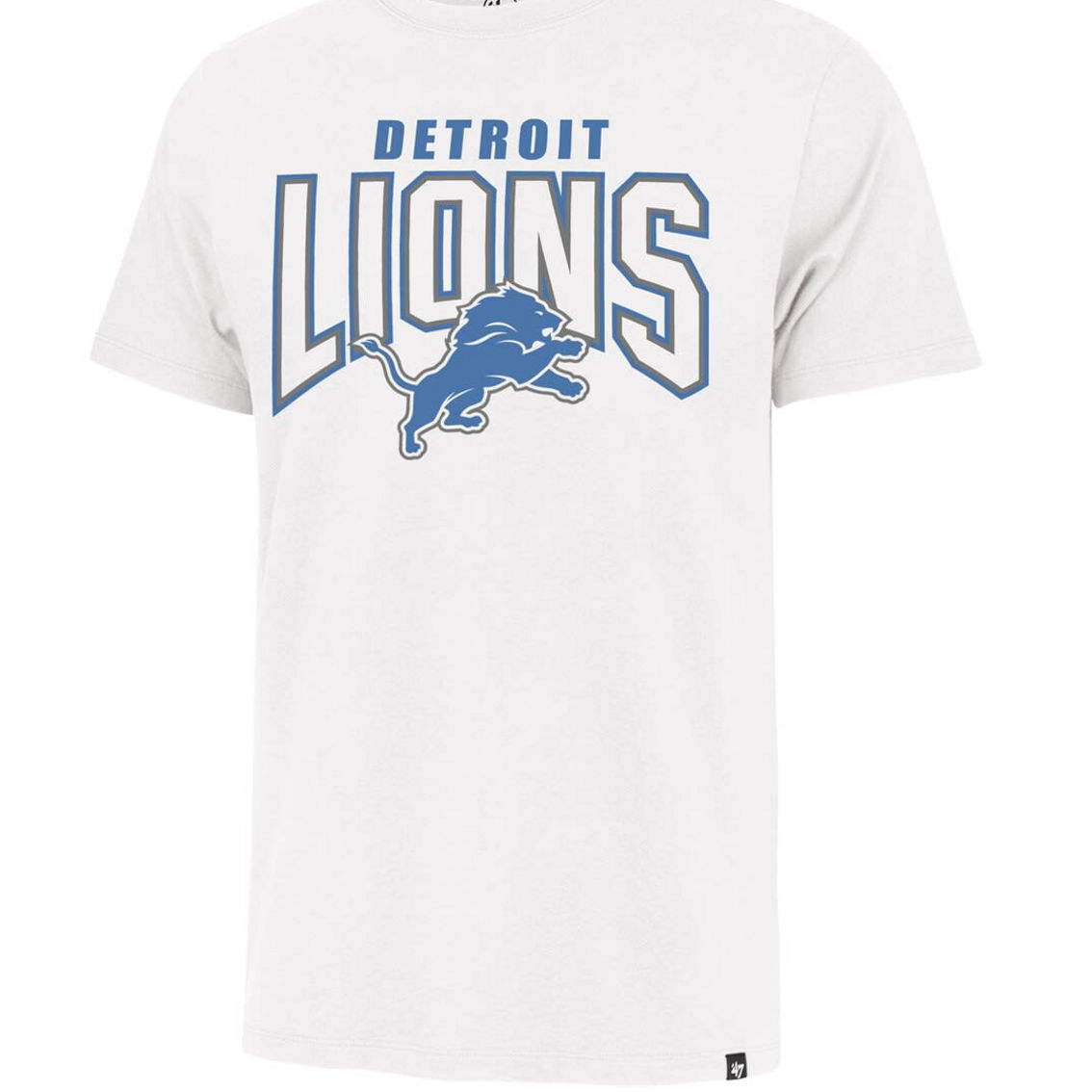 '47 Men's White Detroit Lions Restart Franklin T-Shirt - Image 3 of 4