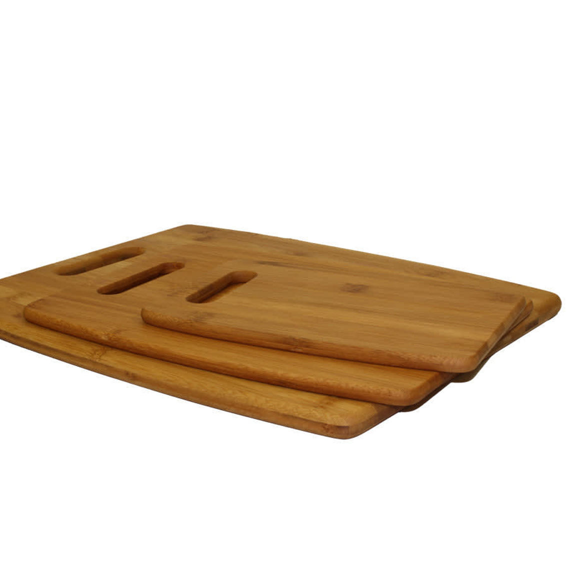 Oceanstar 3-Piece Bamboo Cutting Board Set - Image 3 of 4