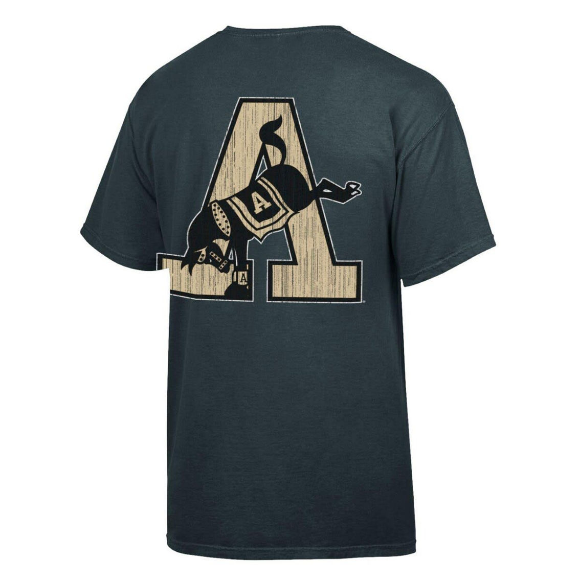 Comfort Wash Men's Comfort Wash Charcoal Army Black Knights Vintage Logo T-Shirt - Image 4 of 4