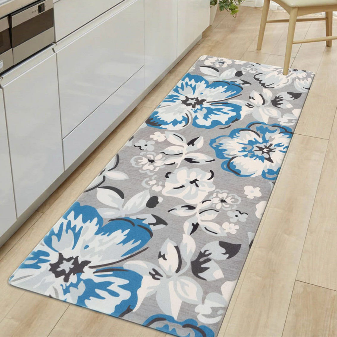 World Rug Gallery Modern Floral Anti Fatigue Standing Mat - Image 5 of 5