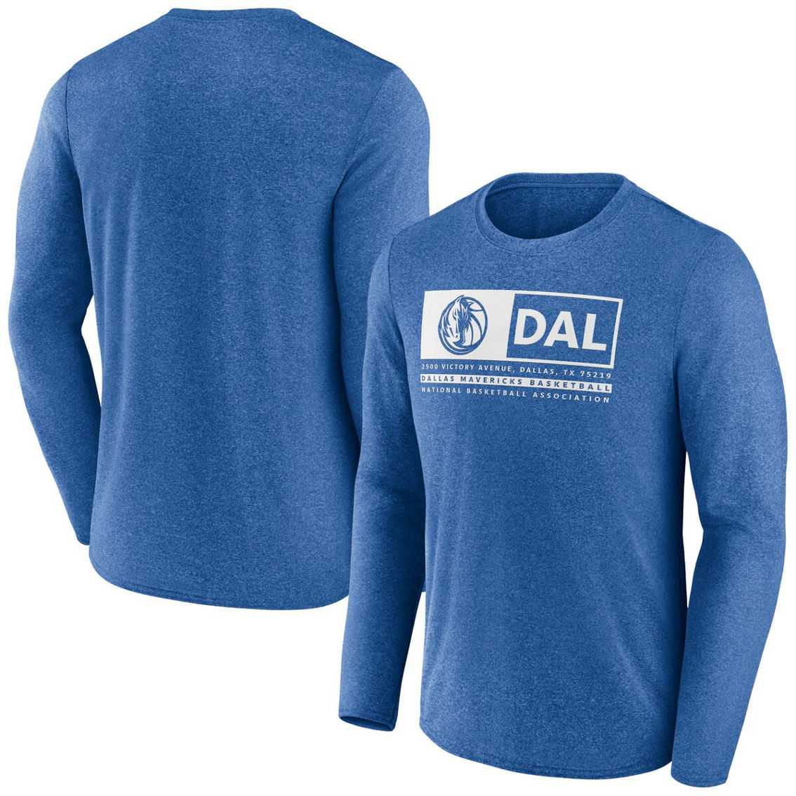 Fanatics Branded Men's Blue Dallas Mavericks Three-Point Play T-Shirt - Image 2 of 4