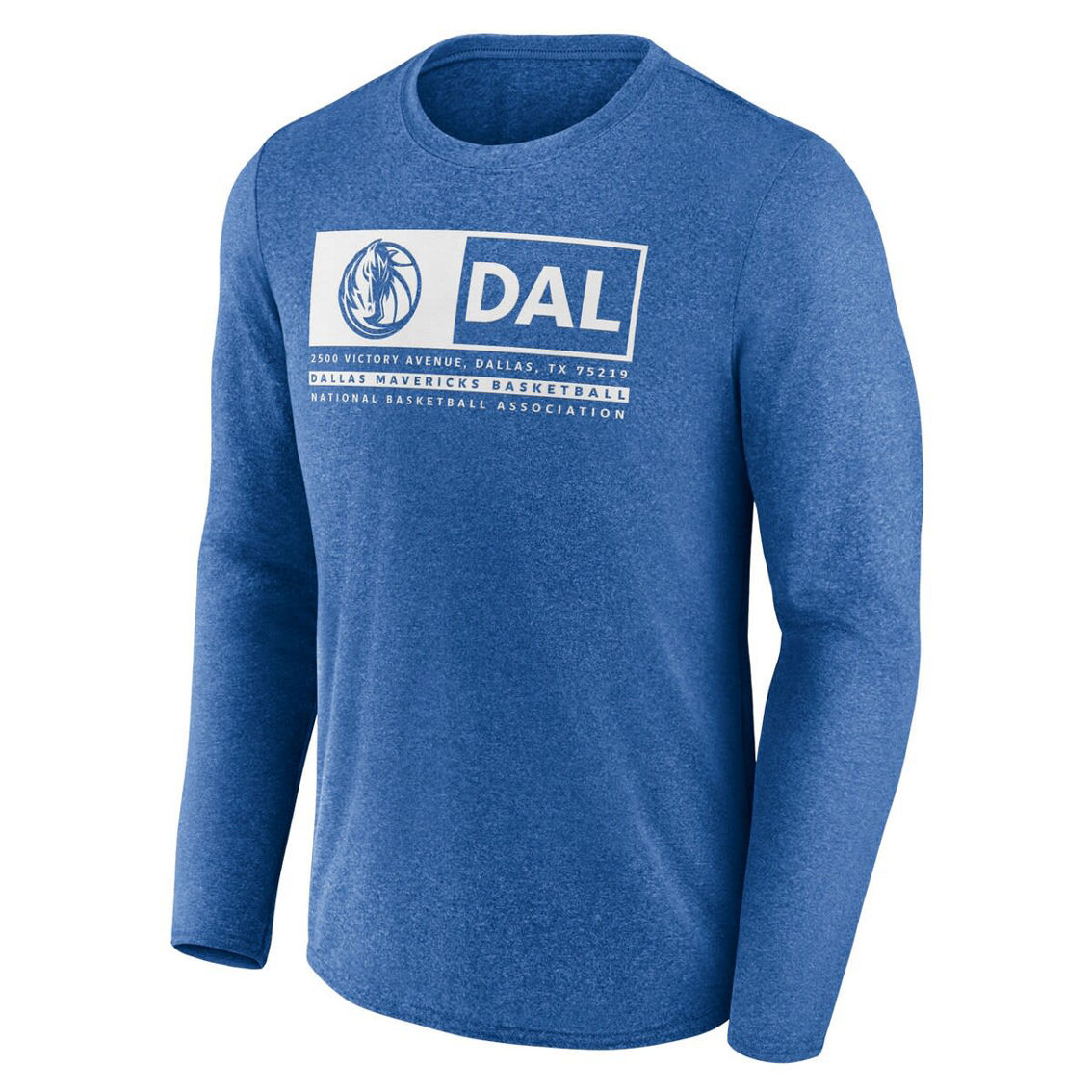 Fanatics Branded Men's Blue Dallas Mavericks Three-Point Play T-Shirt - Image 3 of 4