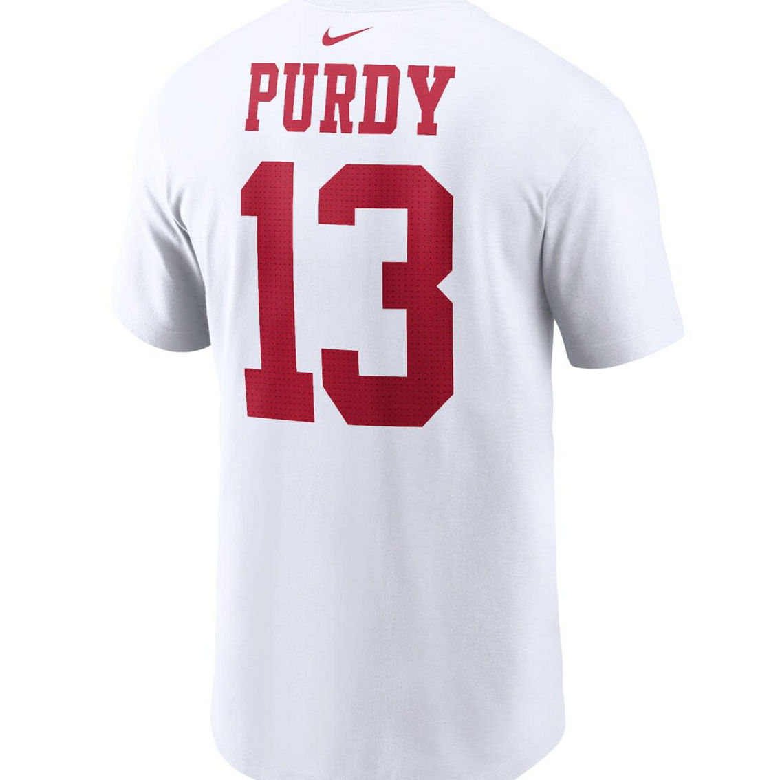 Nike Men's Brock Purdy White San Francisco 49ers Player Name & Number T-Shirt - Image 4 of 4