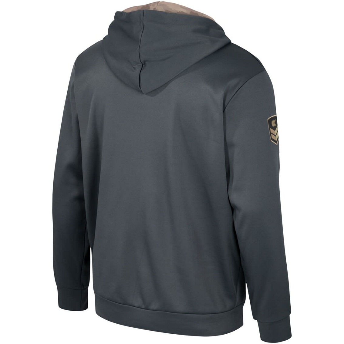 Colosseum Men's Charcoal Georgia Bulldogs OHT Military Appreciation Pullover Hoodie - Image 4 of 4