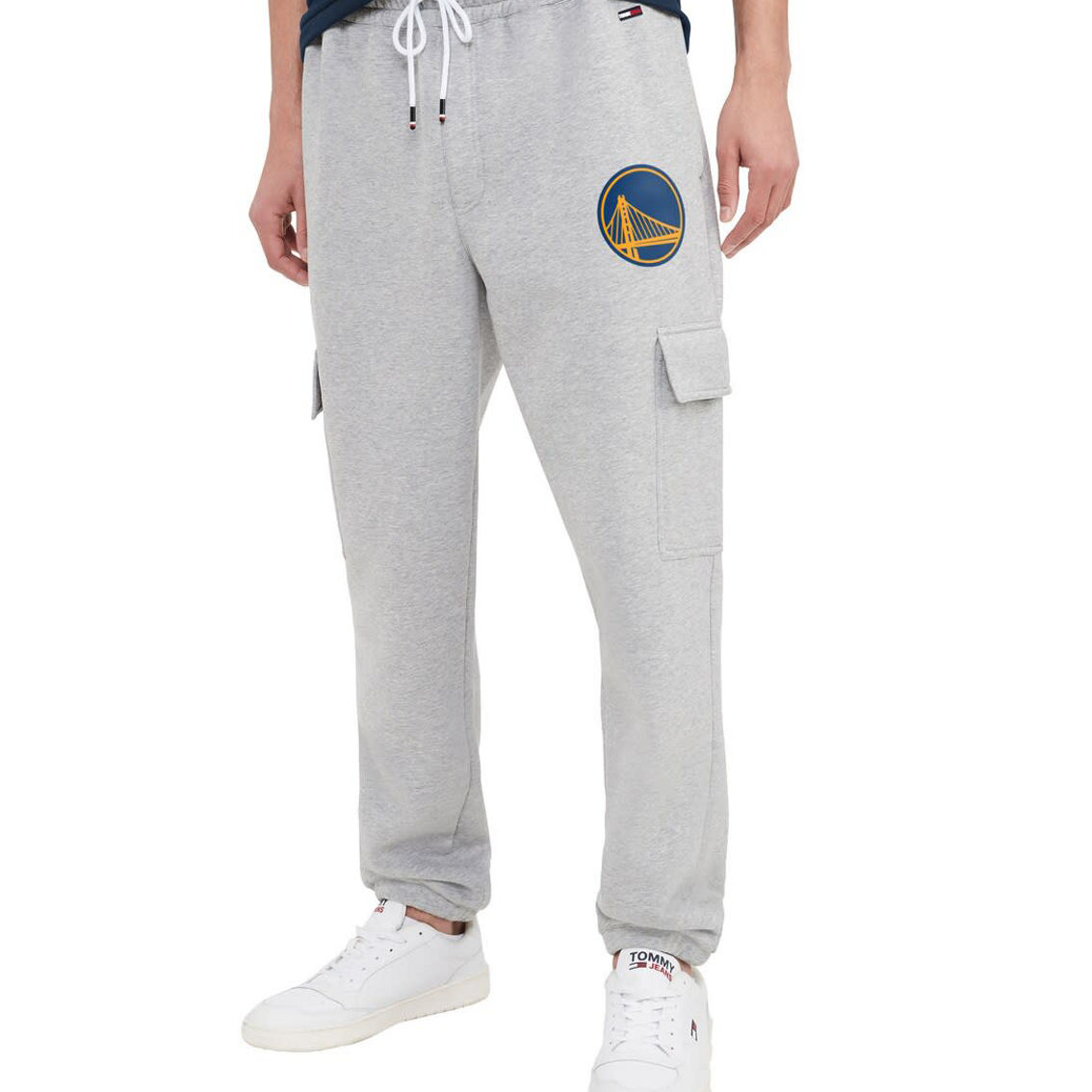 Tommy Jeans Men's Gray Golden State Warriors Frankie Cargo Joggers - Image 2 of 4