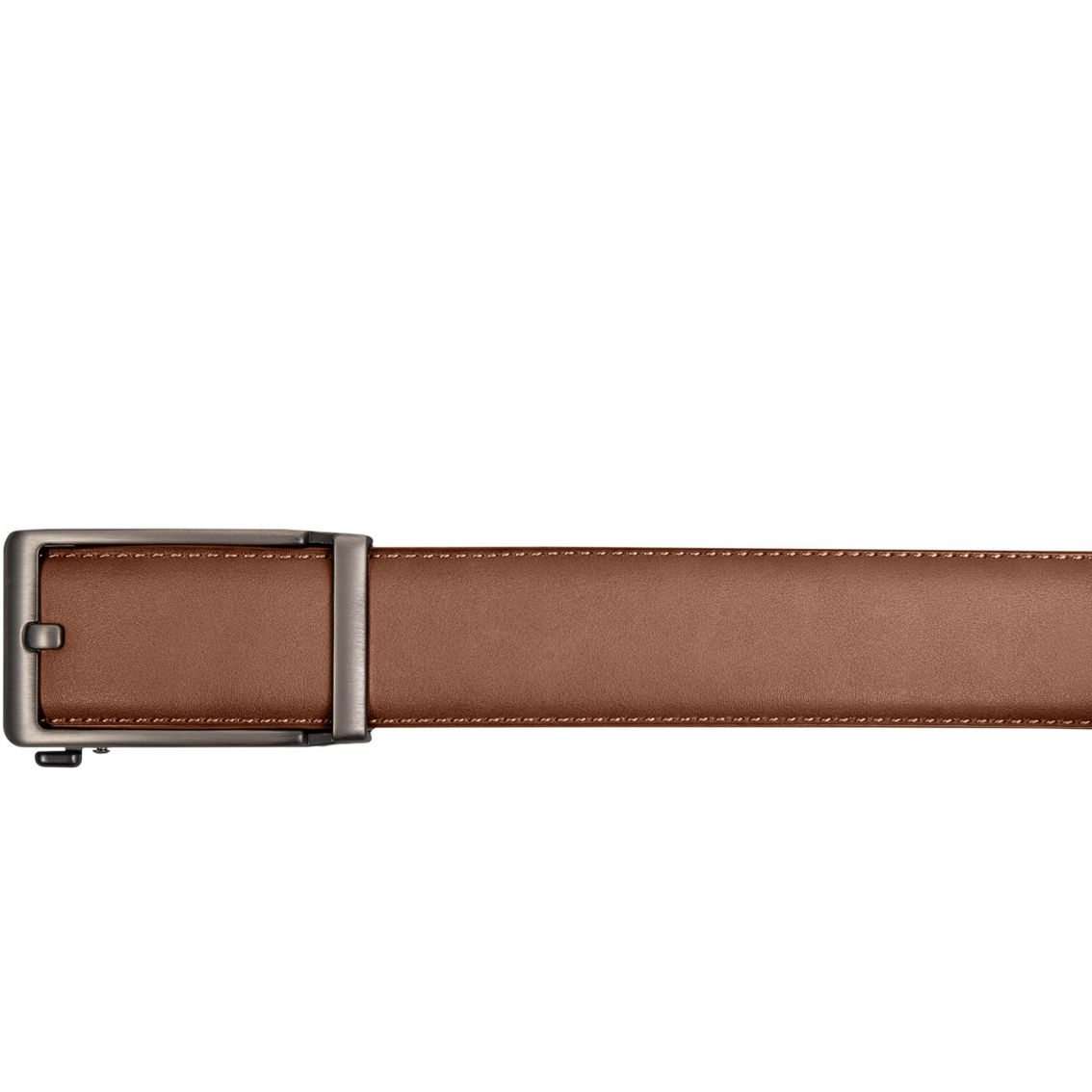 CHAMPS Men's Leather Automatic and Adjustable Belt, Brown - Image 3 of 5