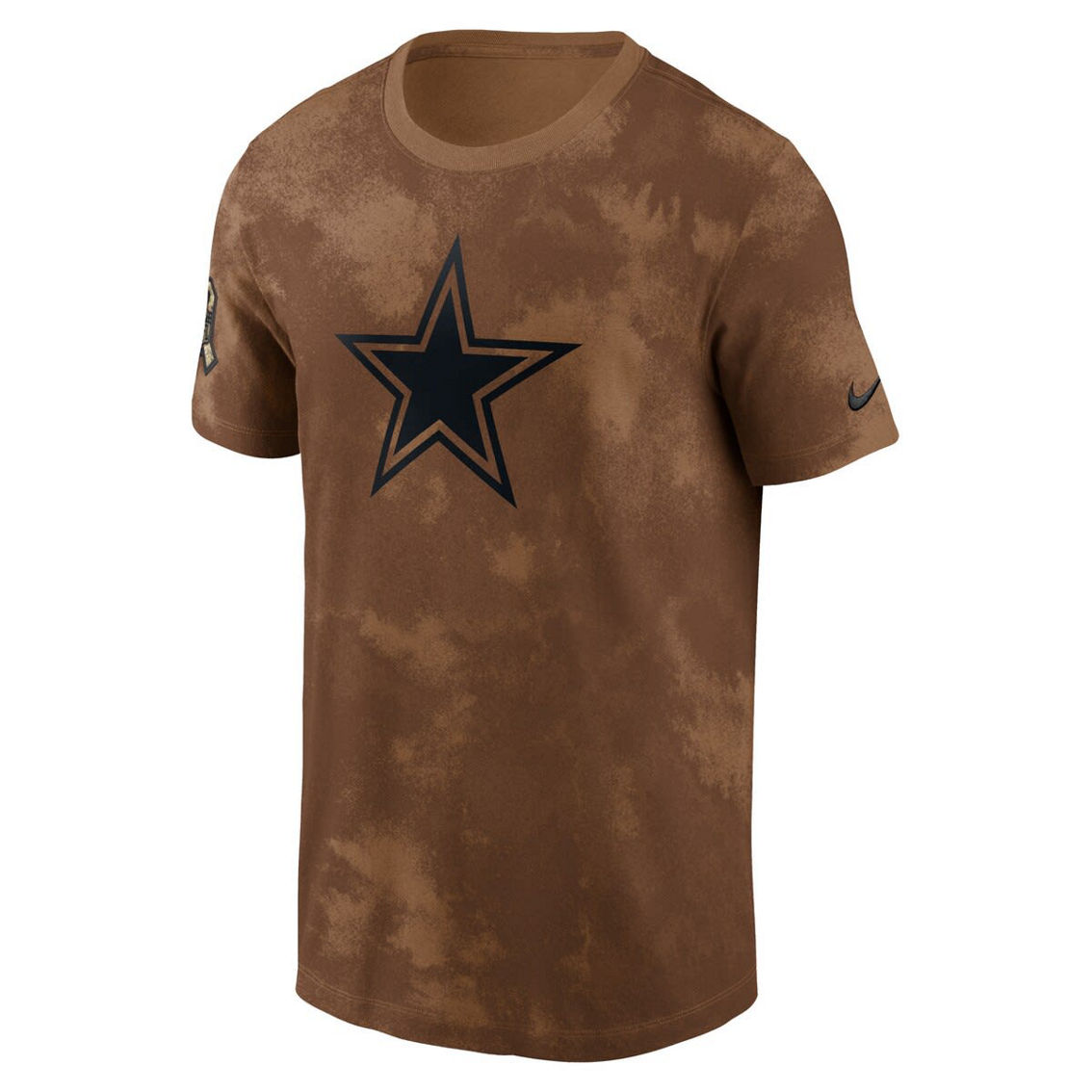 Nike Men's Brown Dallas Cowboys 2023 Salute To Service Sideline T-Shirt - Image 3 of 4