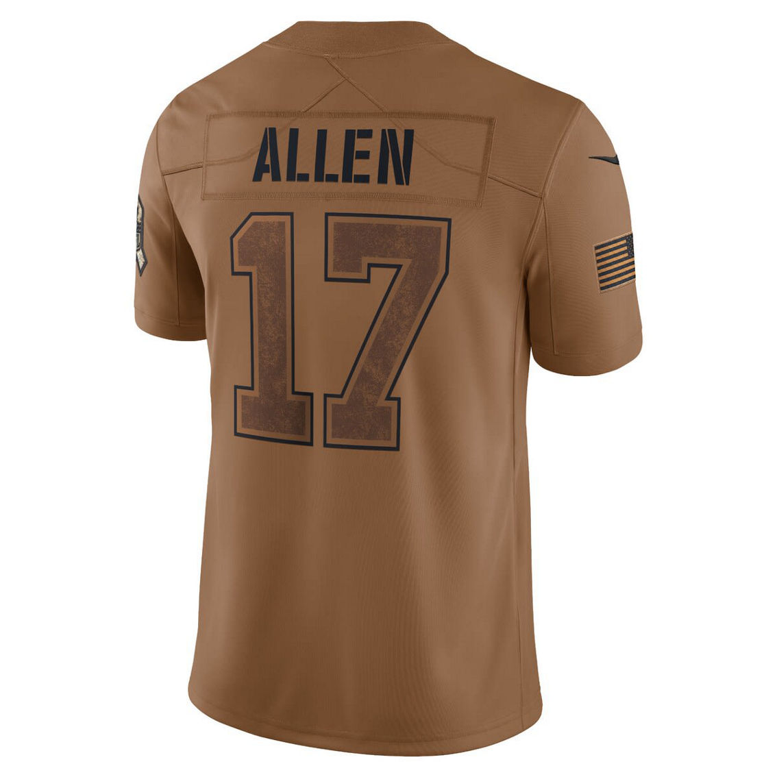 Nike Men's Josh Allen Brown Buffalo Bills 2023 Salute To Service Limited Jersey - Image 4 of 4