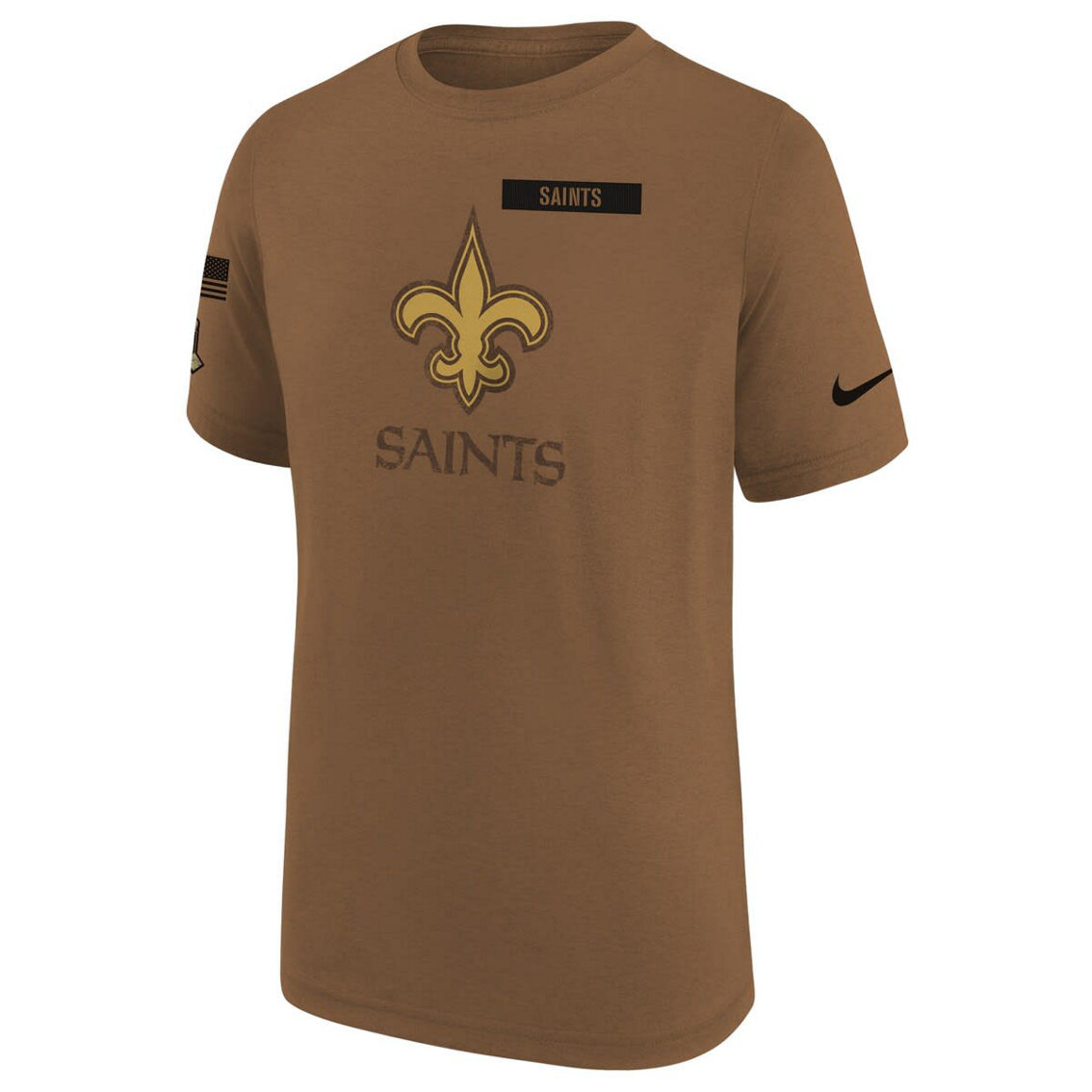 Nike Youth Brown New Orleans Saints 2023 Salute to Service Legend T-Shirt - Image 3 of 4