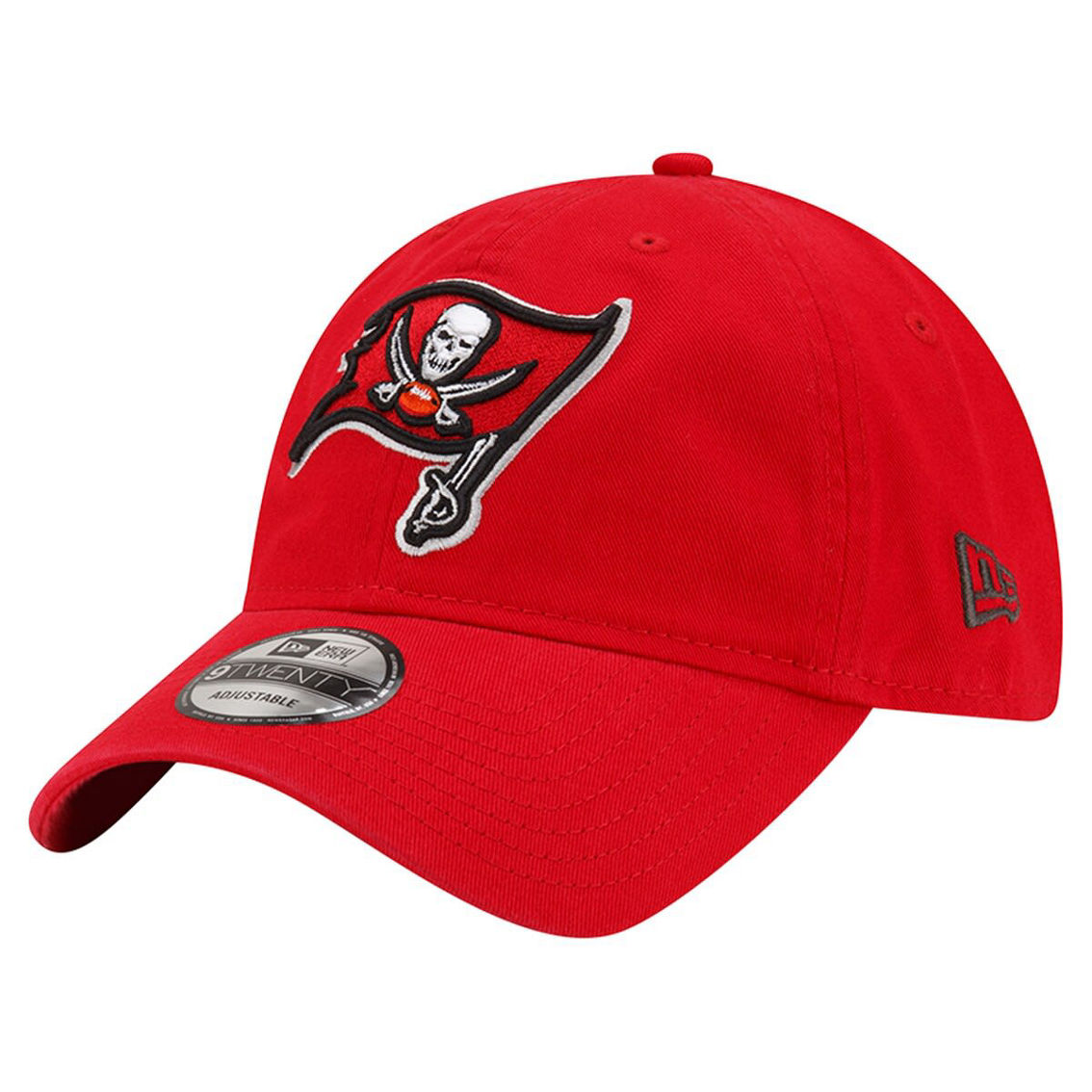 New Era Men's Red Tampa Bay Buccaneers Distinct 9TWENTY Adjustable Hat - Image 4 of 4