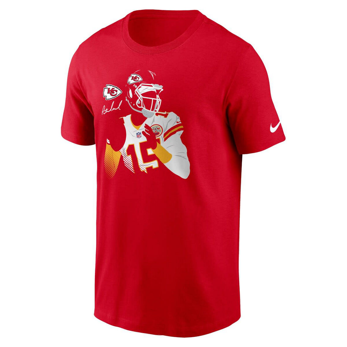 Nike Men's Patrick Mahomes Red Kansas City Chiefs Player Graphic T-Shirt - Image 3 of 4