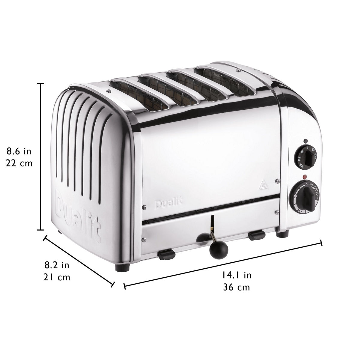 Dualit 4 Slice NewGen Toaster, Matt Black - Image 2 of 5