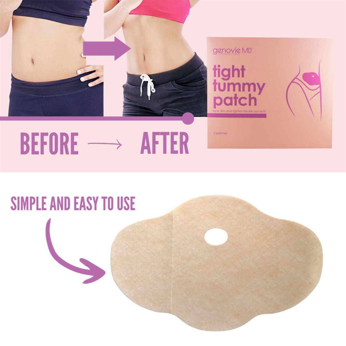Genovie MD All Natural Tight Tummy Patch Applicator - Image 4 of 5