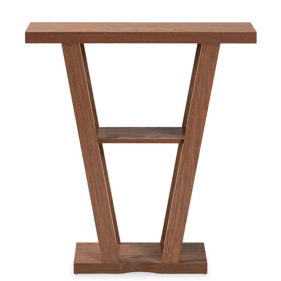 Baxton Studio Boone Walnut Brown Finished Wood Console Table - Image 2 of 5