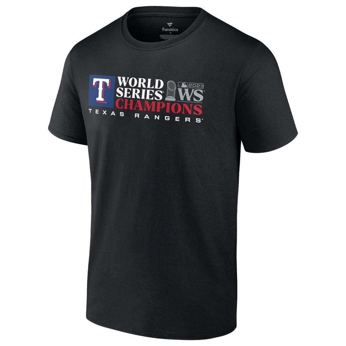 Men's Black Texas Rangers 2023 World Series Champions Milestone Schedule T-Shirt - Image 3 of 4