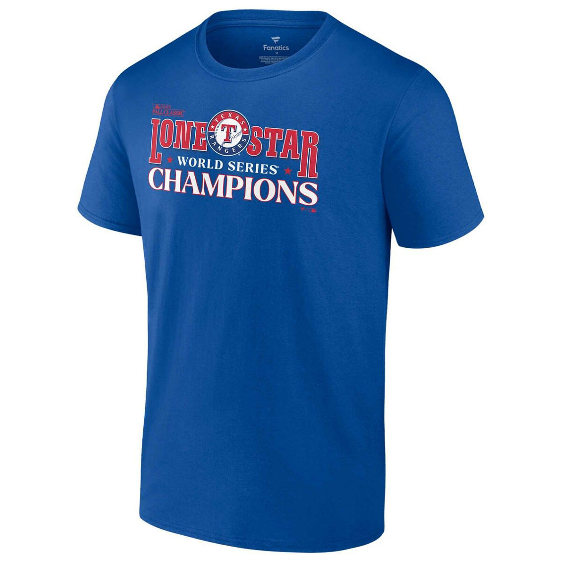 Men's Royal Texas Rangers 2023 World Series Champions Hitting Streak T-Shirt - Image 3 of 4
