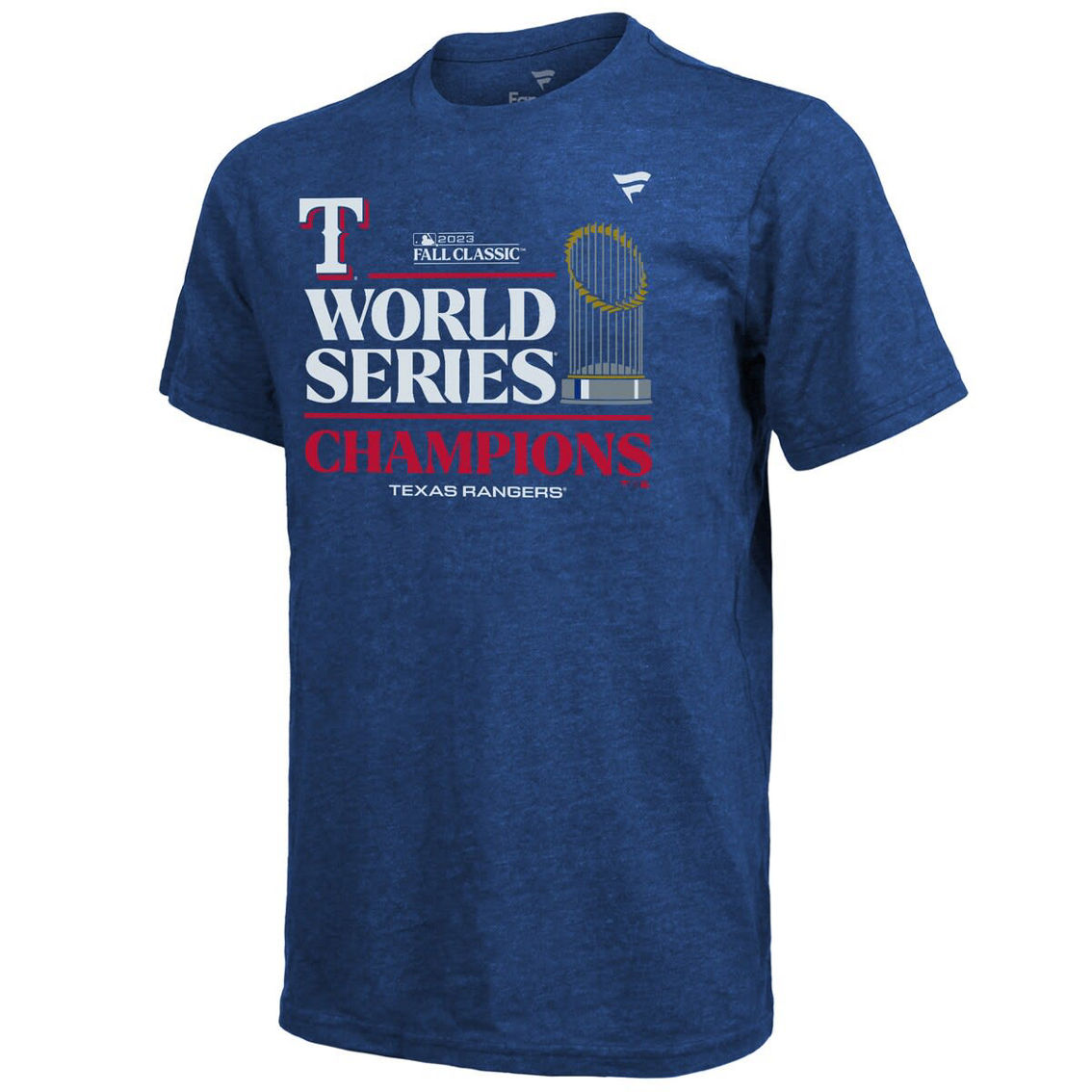 Men's Texas Rangers 2023 World Series Champions Locker Room Tri-Blend T-Shirt - Image 3 of 4