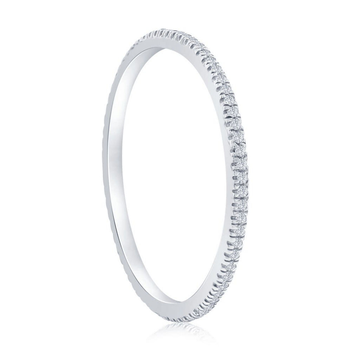 Diamonds D'Argento Sterling Silver Eternity Diamond Band - Image 2 of 3