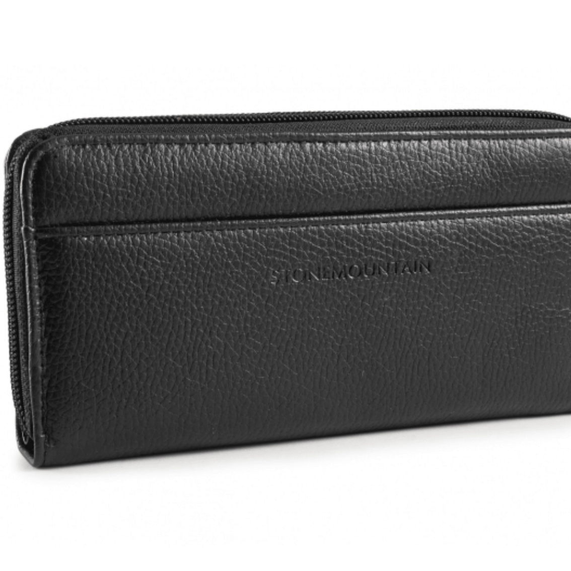 Stone Mountain Ludlow Leather Tab Zip Around Wallet Clutch GiftBox - Image 4 of 5