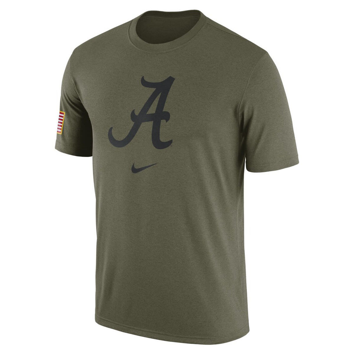 Nike Men's Olive Alabama Crimson Tide Military Pack T-Shirt - Image 3 of 4