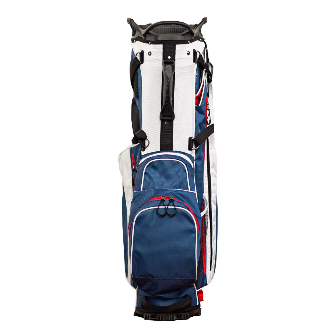GOLF GIFTS & GALLERY HYBRID STAND BAG RED WHT BLUE - Image 2 of 5