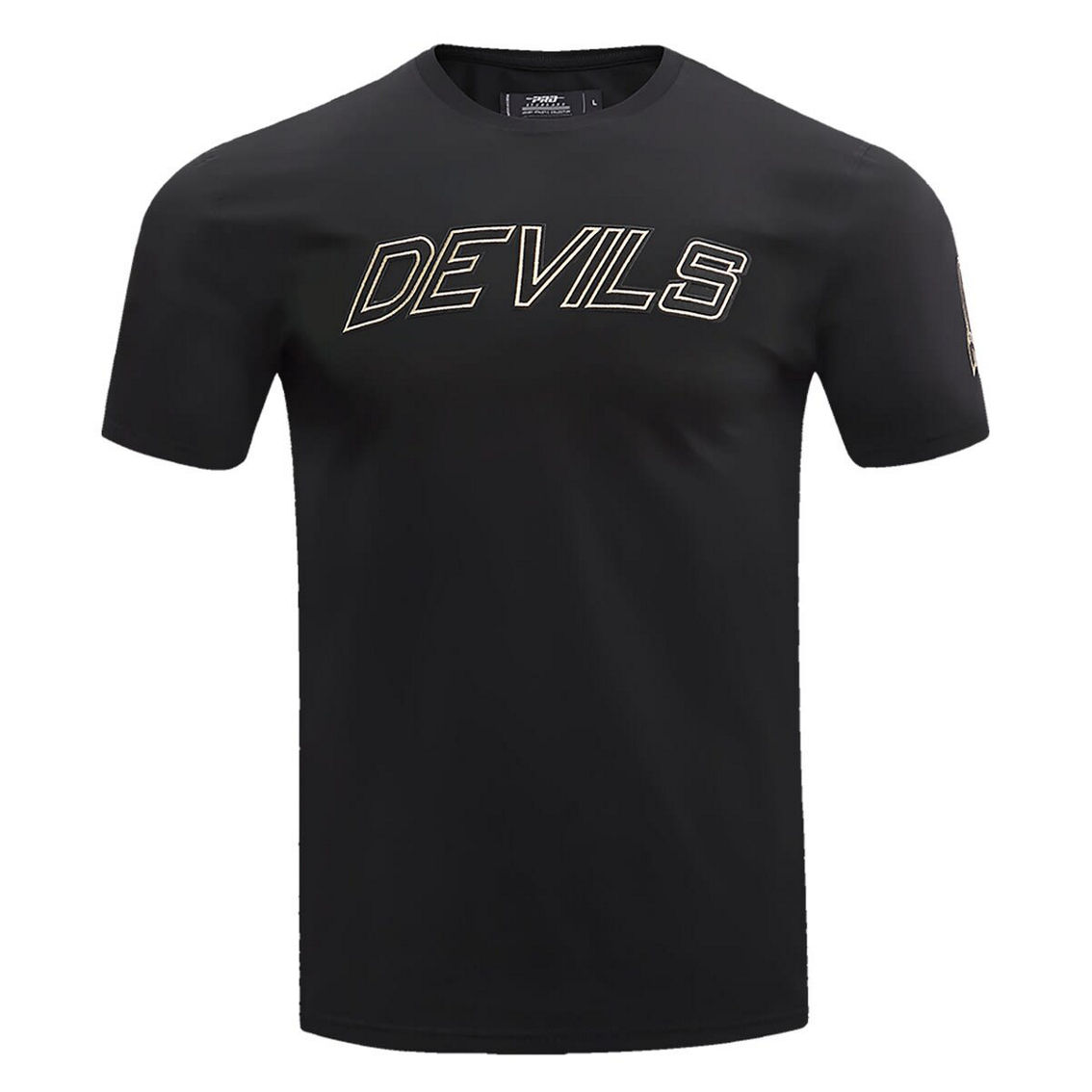 Pro Standard Men's Black New Jersey Devils Wordmark T-Shirt - Image 3 of 4