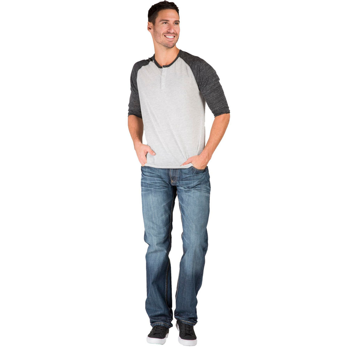 Level 7 Relaxed Straight Jeans - Image 4 of 4